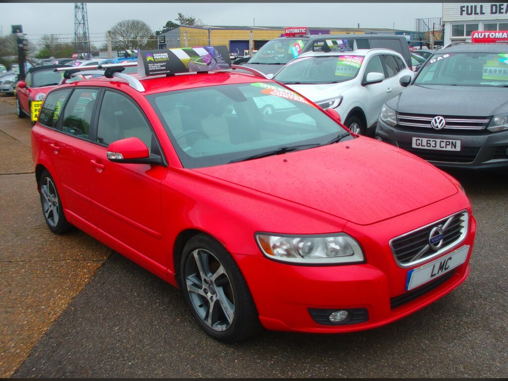 Volvo V50 1.6D Drive Se Lux Edition Estate Red