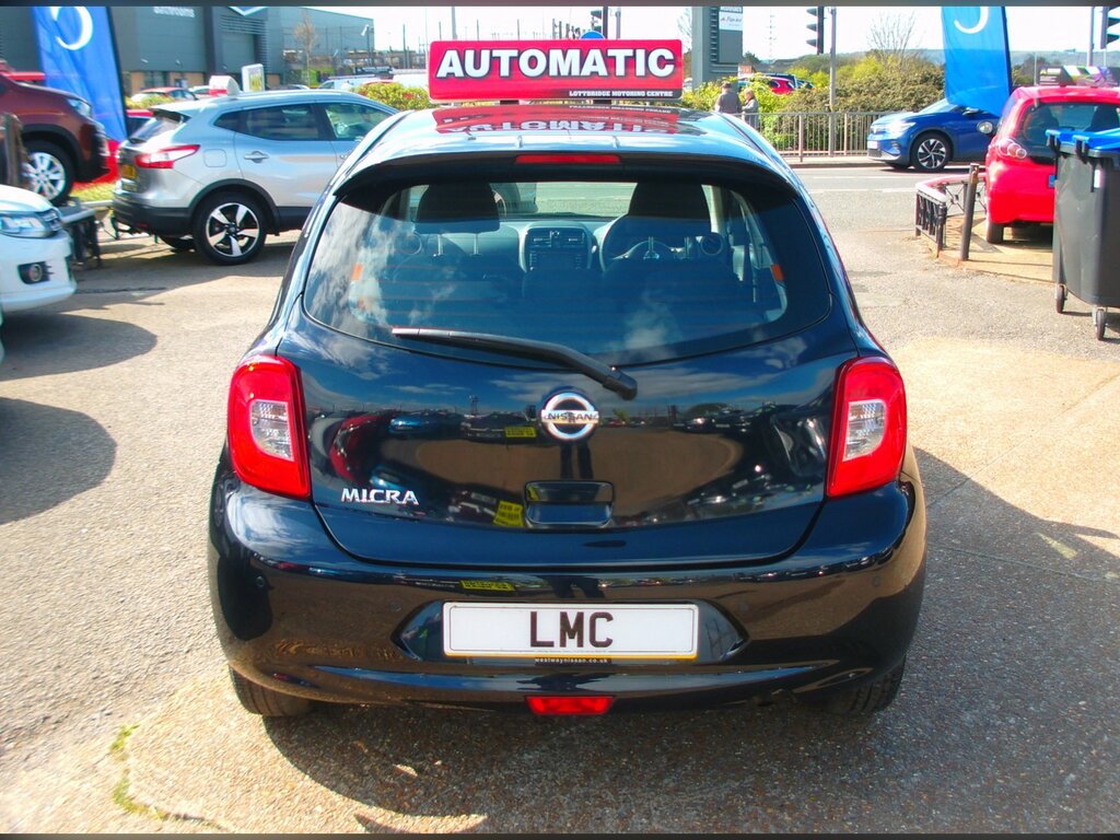 Nissan Micra 1.2 Acenta Hatchback Cvt Euro 6 LR66EBP Black #5