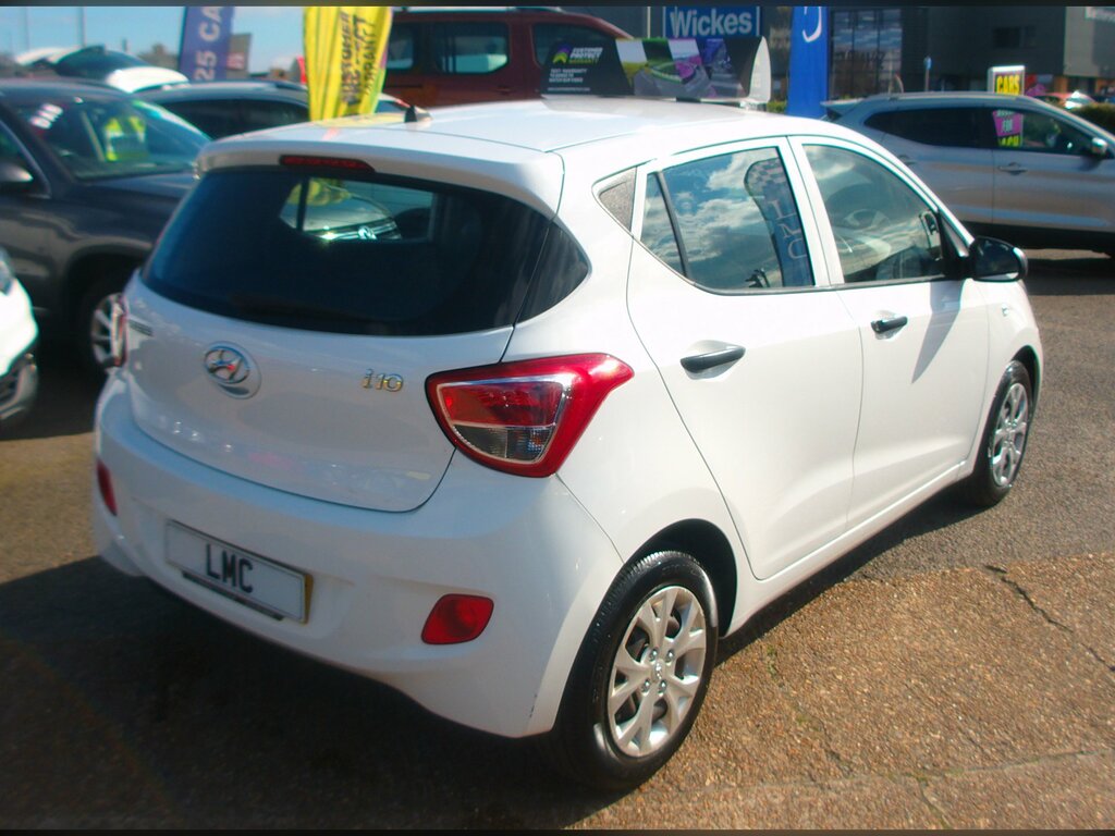 Hyundai I10 1.0 S Hatchback GU64NEY White #6