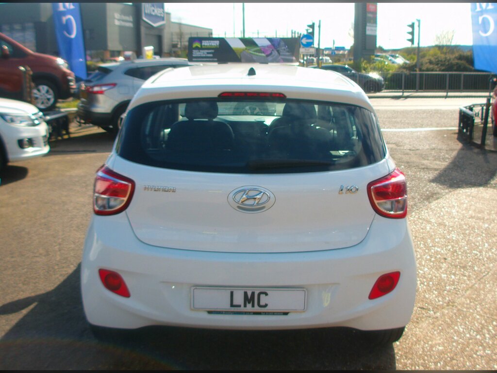 Hyundai I10 1.0 S Hatchback GU64NEY White #5