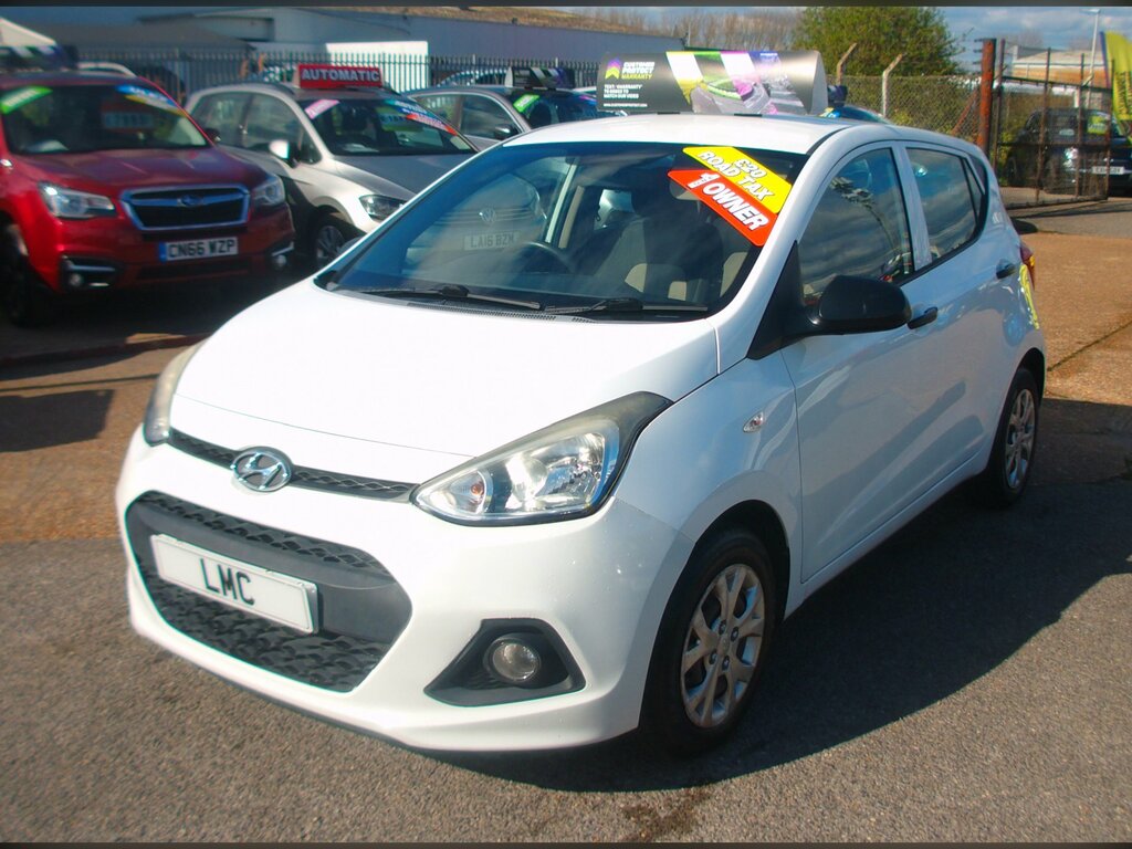 Hyundai I10 1.0 S Hatchback GU64NEY White #3