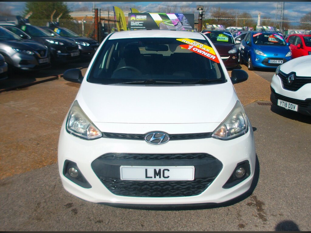 Hyundai I10 1.0 S Hatchback GU64NEY White #2
