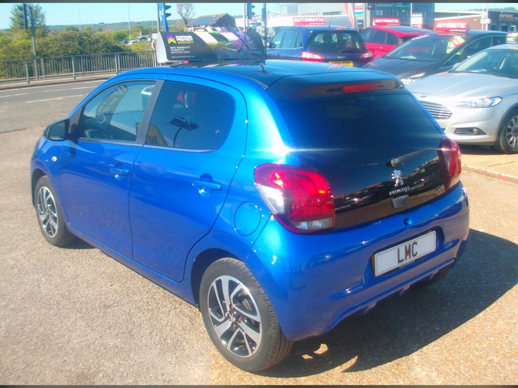 Peugeot 108 1.0 Allure Hatchback Euro 6 DW19XBP Blue #6