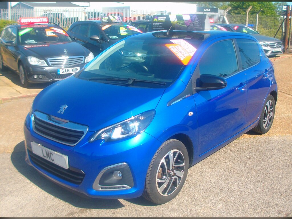 Peugeot 108 1.0 Allure Hatchback Euro 6 DW19XBP Blue #3