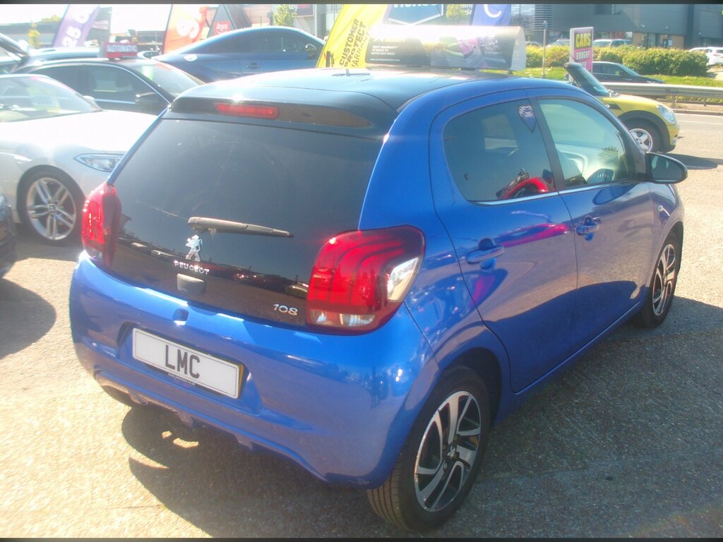 Peugeot 108 1.0 Allure Hatchback Euro 6 DW19XBP Blue #4