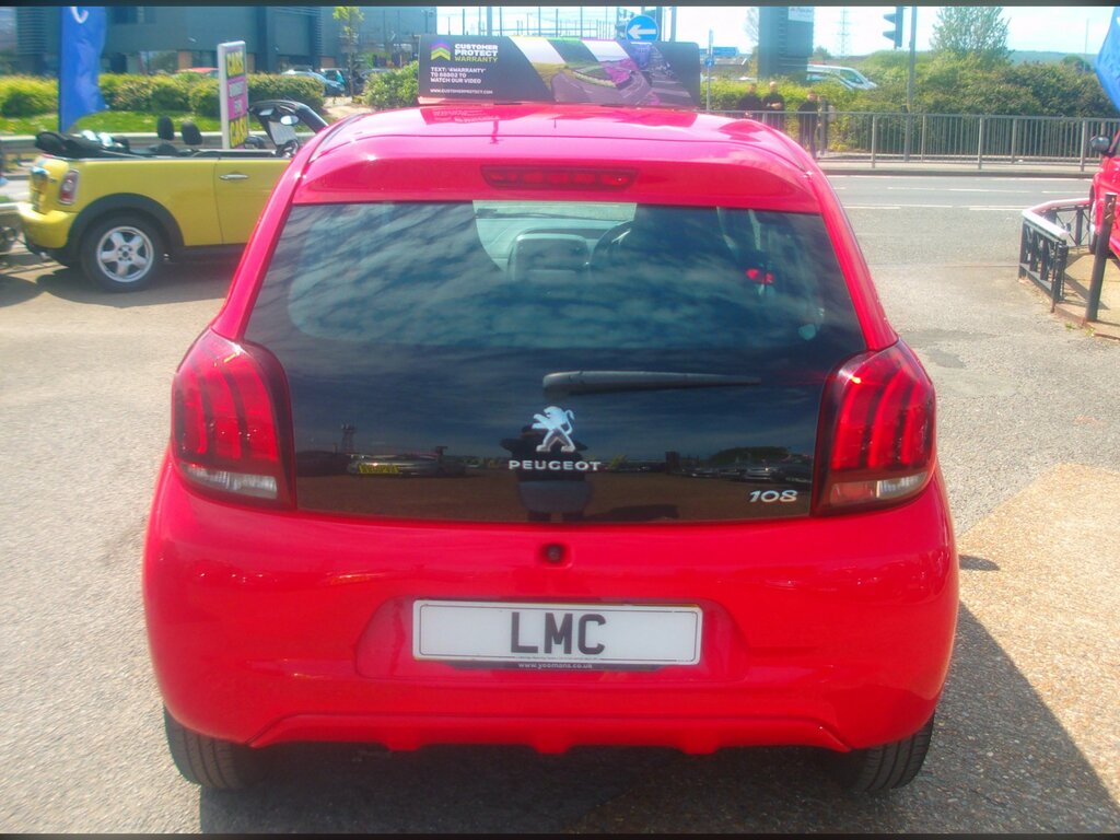 Peugeot 108 1.0 Active Hatchback Euro 6 WO18RLV Red #5
