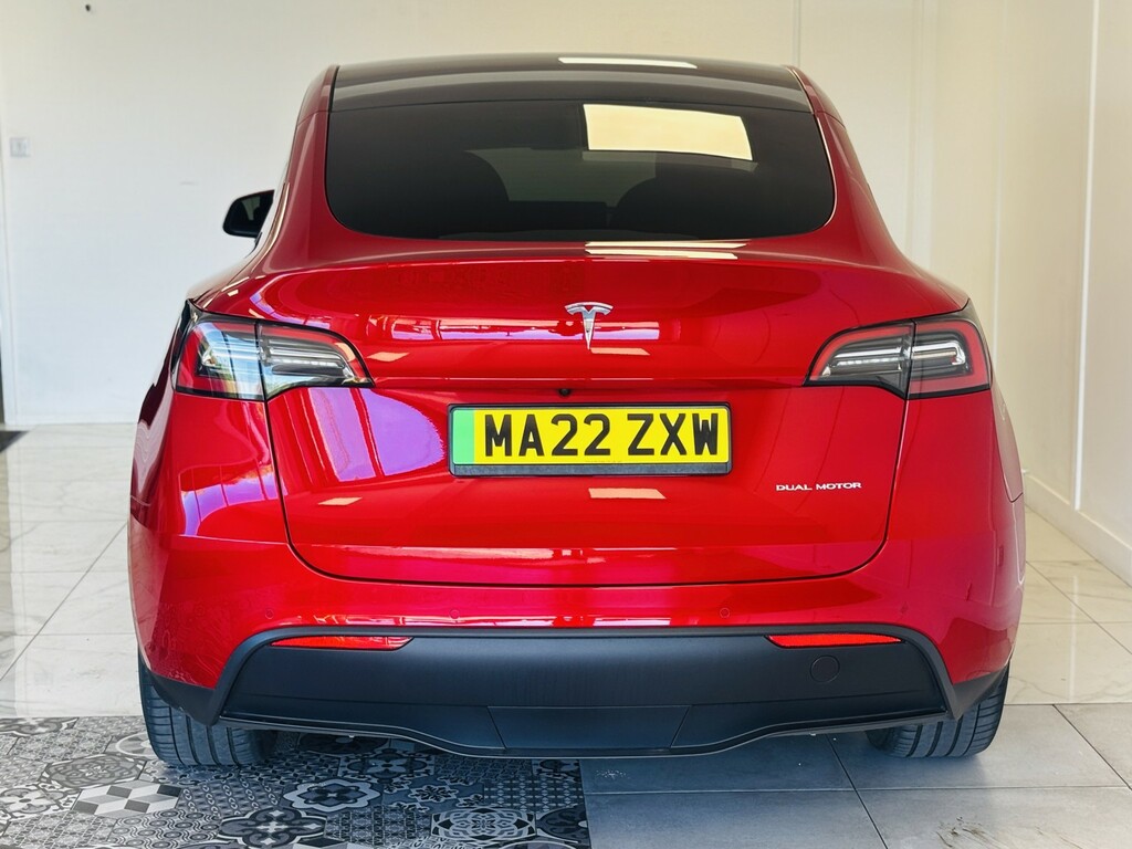 Tesla Model Y Suv Dual Motor Long Range 202222 MA22ZXW Red #2