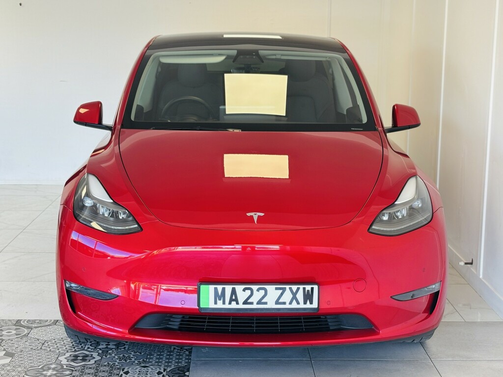 Tesla Model Y Suv Dual Motor Long Range 202222 MA22ZXW Red #4