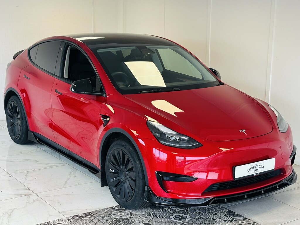 Tesla Model Y Suv Dual Motor Long Range 202222 Red