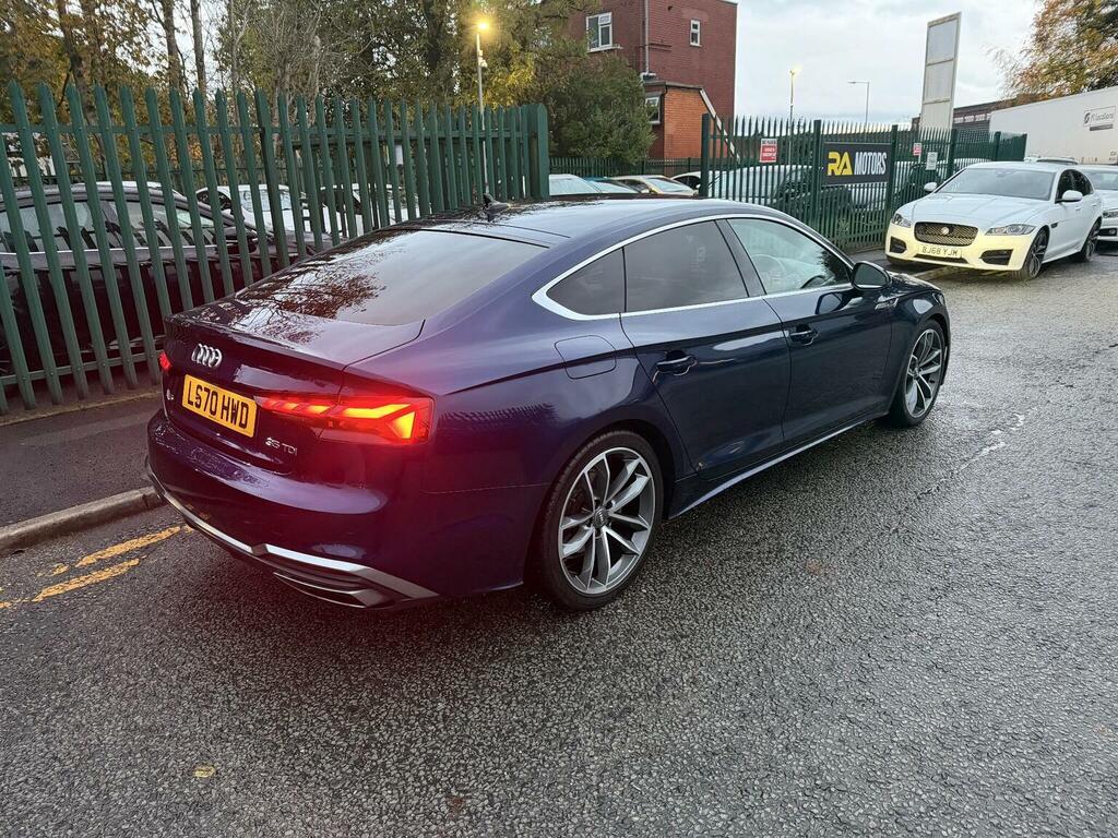Audi A5 2.0 Tdi 35 S Line Sportback S Tronic Euro 6 Ss LS70HWD Blue #3