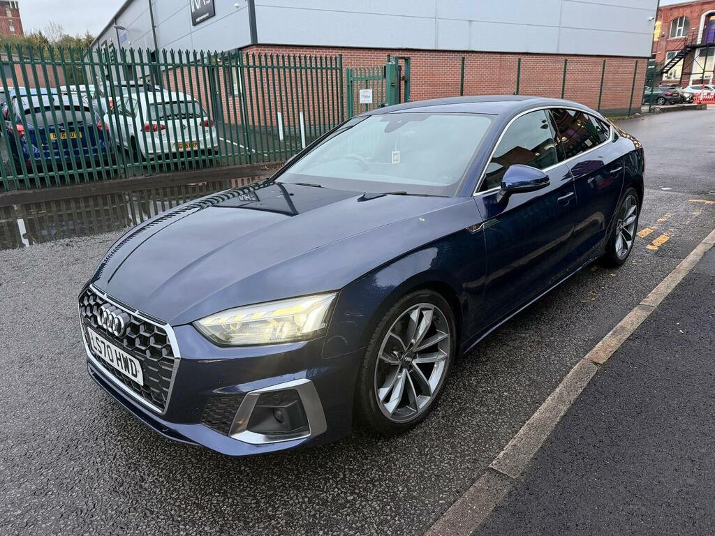 Audi A5 2.0 Tdi 35 S Line Sportback S Tronic Euro 6 Ss LS70HWD Blue #6