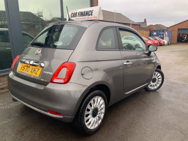 Fiat 500 1.0 Mild Hybrid Lounge - 2020 70 YS70XHZ Grey #3