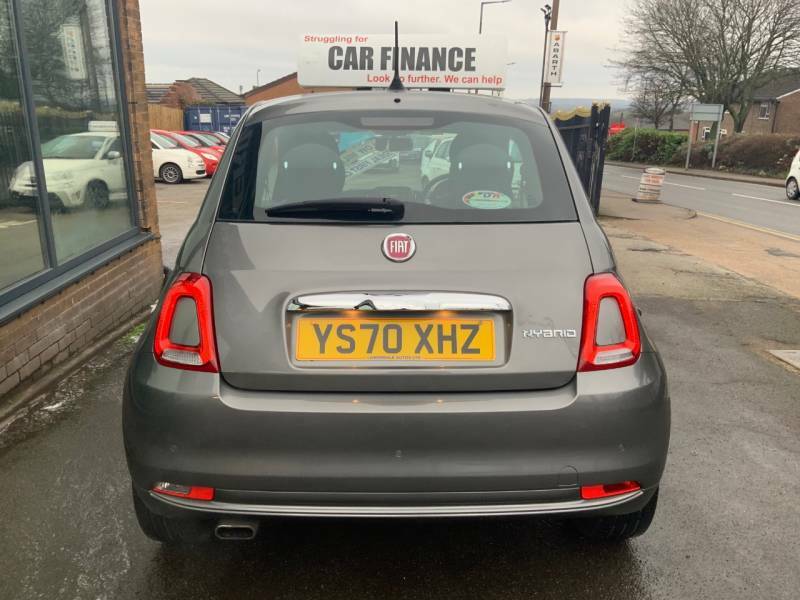 Fiat 500 1.0 Mild Hybrid Lounge - 2020 70 YS70XHZ Grey #4