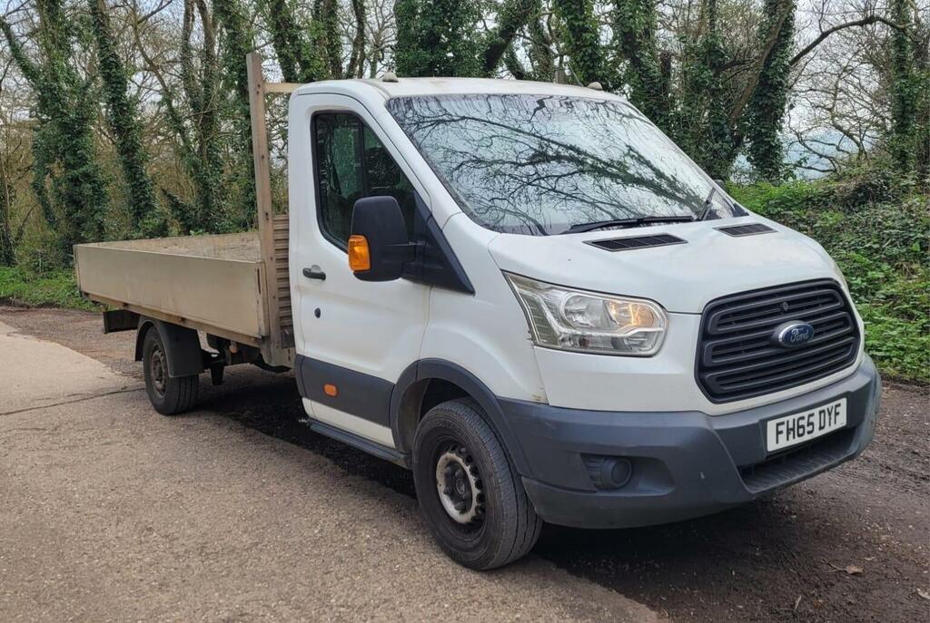 Ford Transit Custom Chassis Cab 2.2 Tdci 350 Rwd L4 H1 Euro 5 Drw White
