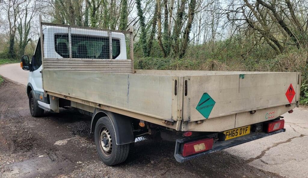 Ford Transit Custom Chassis Cab 2.2 Tdci 350 Rwd L4 H1 Euro 5 Drw FH65DYF White #4
