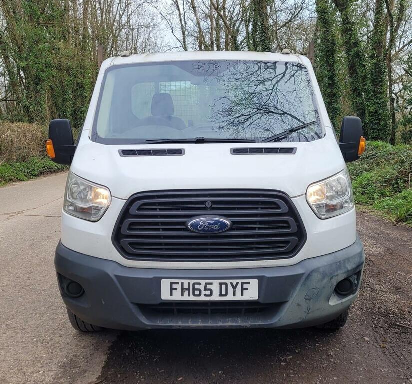 Ford Transit Custom Chassis Cab 2.2 Tdci 350 Rwd L4 H1 Euro 5 Drw FH65DYF White #2
