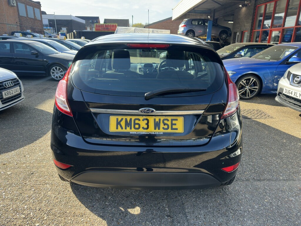 Ford Fiesta 1.3 Zetec 2013 KM63WSE Black #6