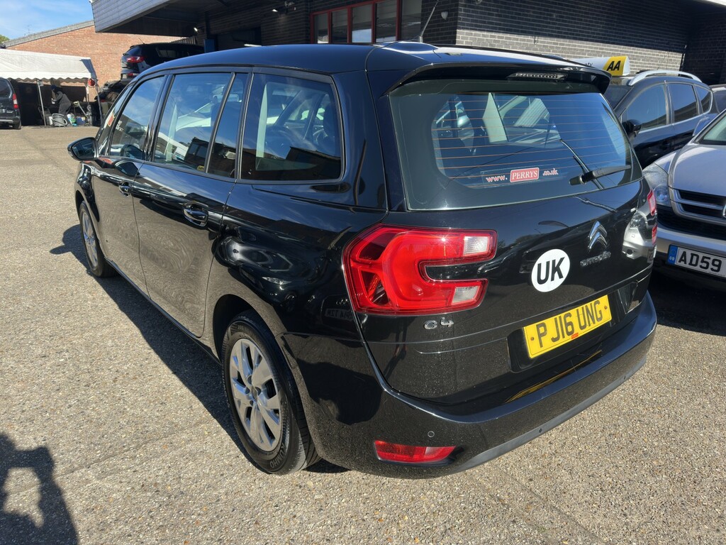 Citroen Grand C4 Picasso 1.2 Puretech Vtr 2016 PJ16UNG Black #5