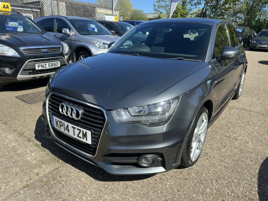 Audi A1 1.6 Tdi S Line 2014 KP14TZM Grey #3