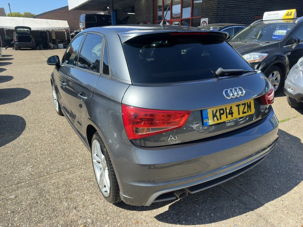 Audi A1 1.6 Tdi S Line 2014 KP14TZM Grey #4