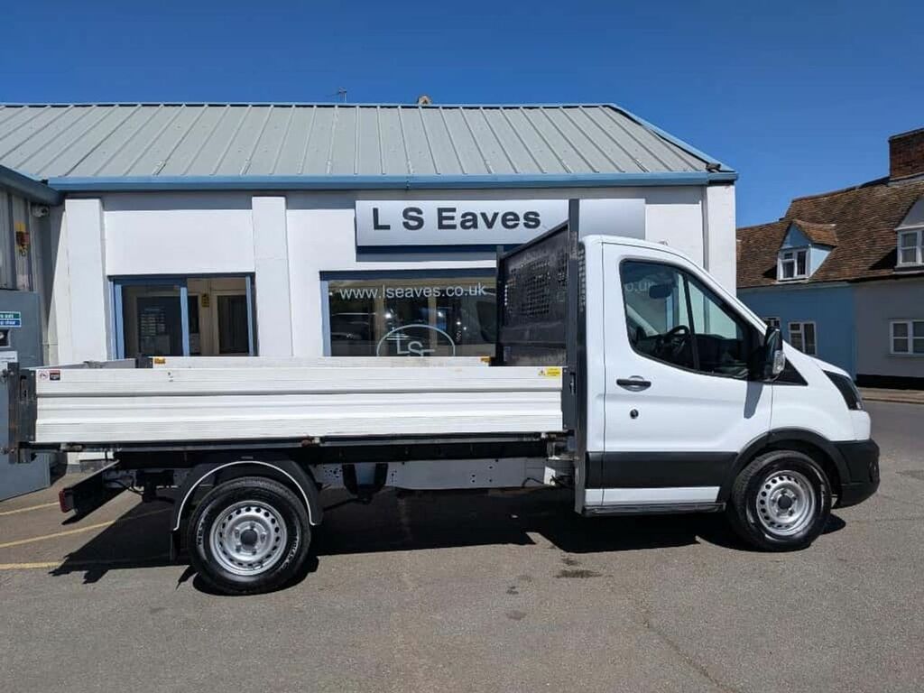 Ford Transit Custom 350 Leader Chassis Cab Ecoblue White