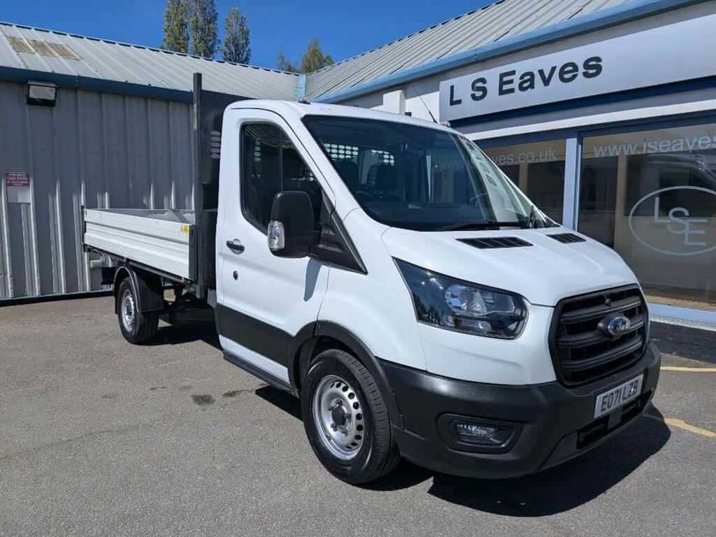 Ford Transit Custom 350 Leader Chassis Cab Ecoblue EO71LZB White #4