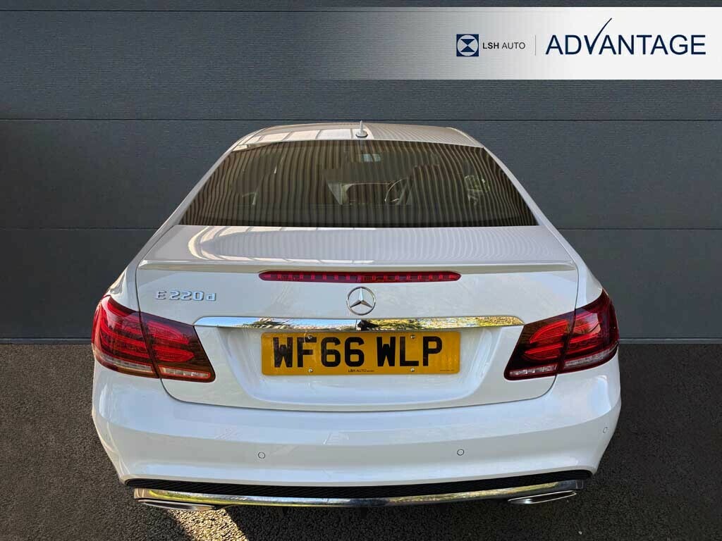 Mercedes-Benz E Class E220d Amg Line Edition 7G-tronic WF66WLP White #4