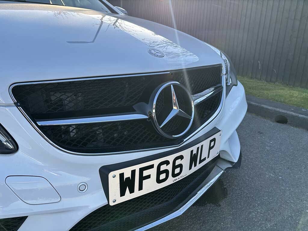 Mercedes-Benz E Class E220d Amg Line Edition 7G-tronic WF66WLP White #6