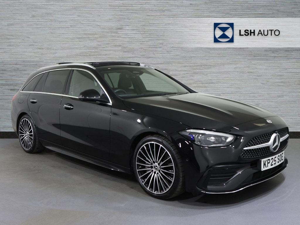 Mercedes-Benz C Class C300 Amg Line Premium Plus 9G-tronic Black