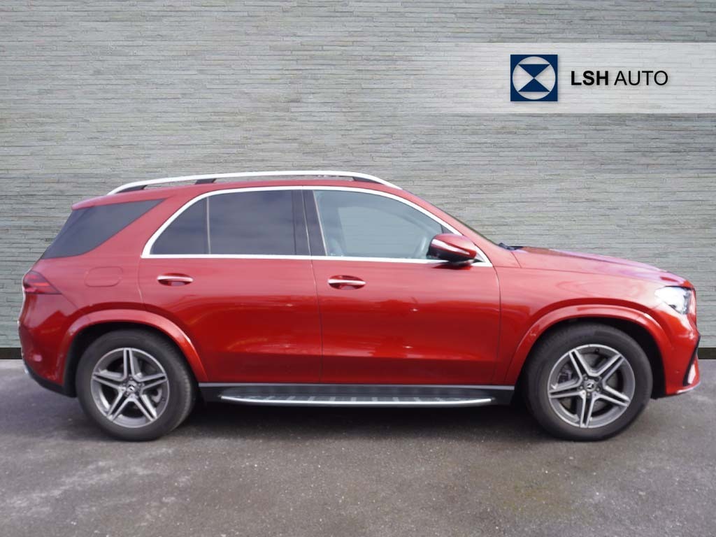 Mercedes-Benz GLE Class Gle 450D 4Matic Amg Line 9G-tronic 7 Seat KP25YAE Red #2