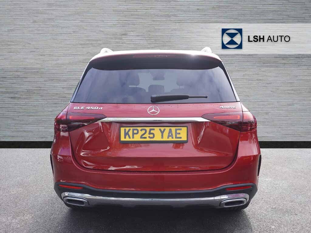 Mercedes-Benz GLE Class Gle 450D 4Matic Amg Line 9G-tronic 7 Seat KP25YAE Red #5
