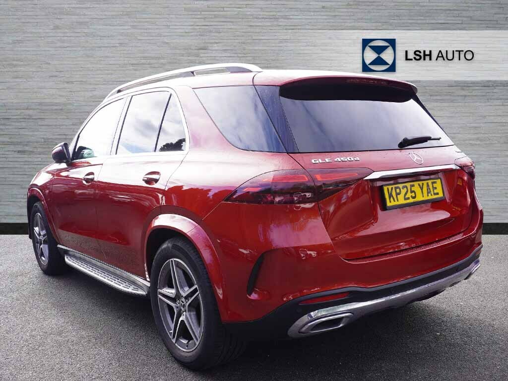 Mercedes-Benz GLE Class Gle 450D 4Matic Amg Line 9G-tronic 7 Seat KP25YAE Red #3