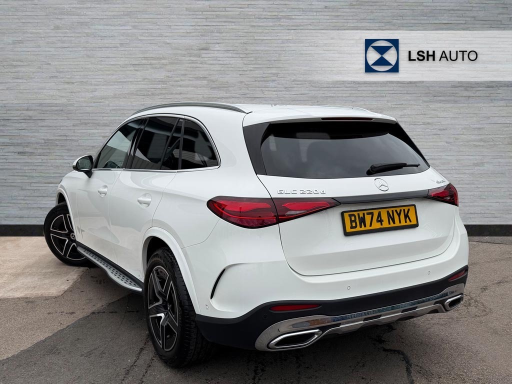 Mercedes-Benz GLC Class Glc 220D 4Matic Amg Line 9G-tronic BW74NYK White #3