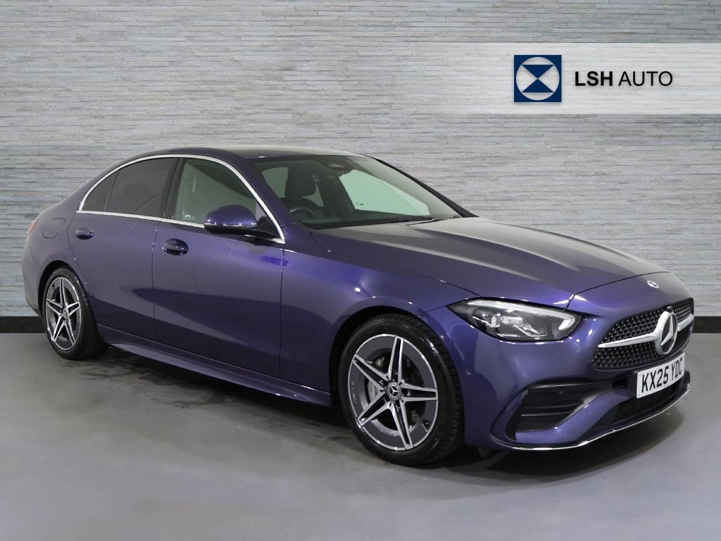 Mercedes-Benz C Class C200 Amg Line 9G-tronic Blue