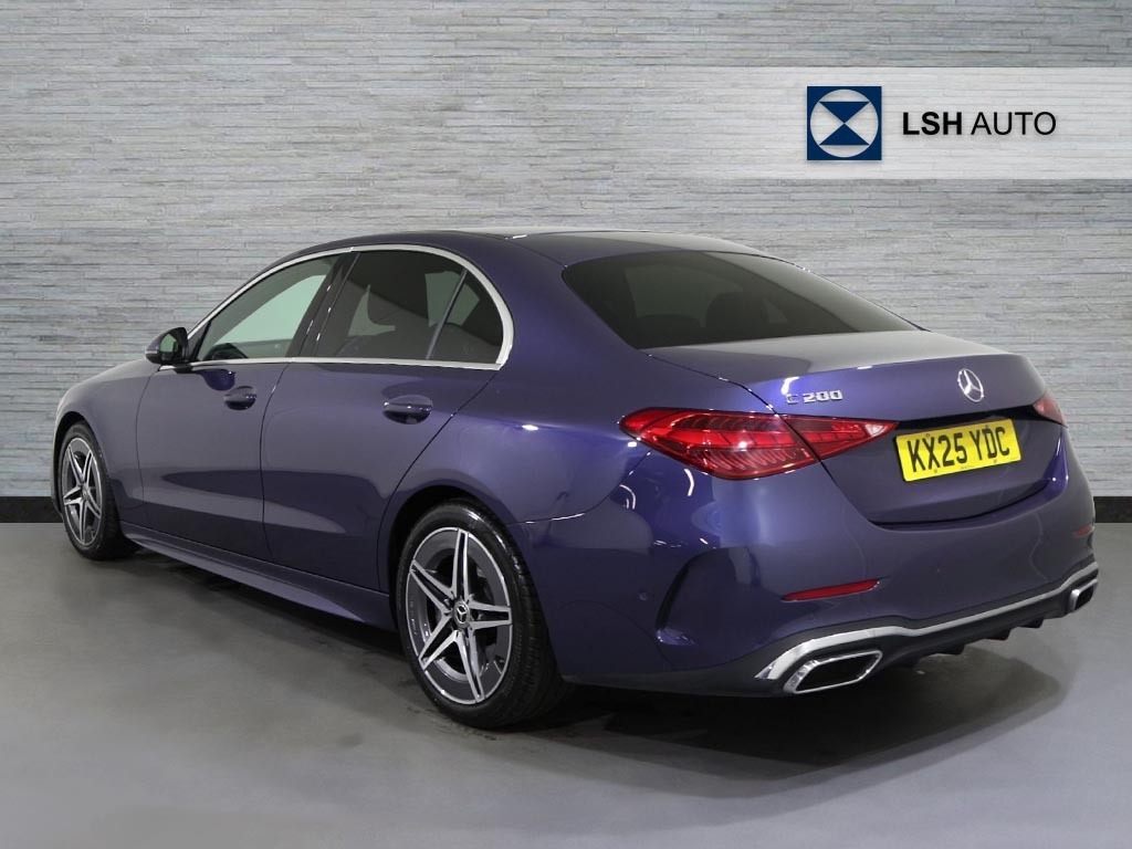 Mercedes-Benz C Class C200 Amg Line 9G-tronic KX25YDC Blue #3