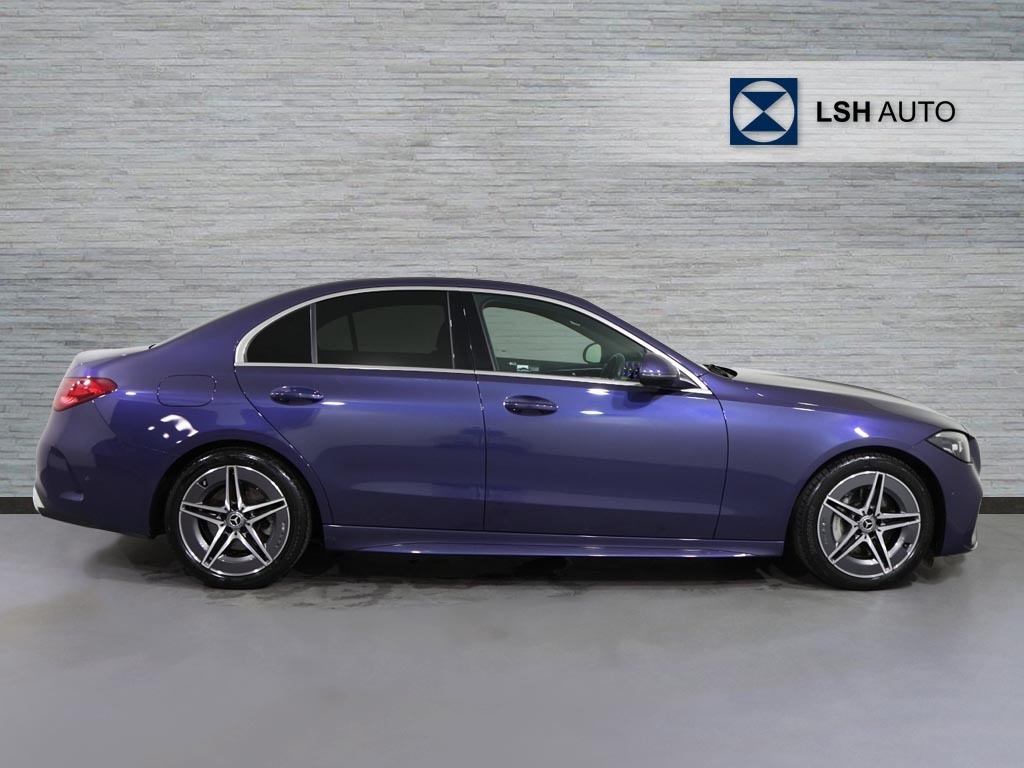 Mercedes-Benz C Class C200 Amg Line 9G-tronic KX25YDC Blue #2