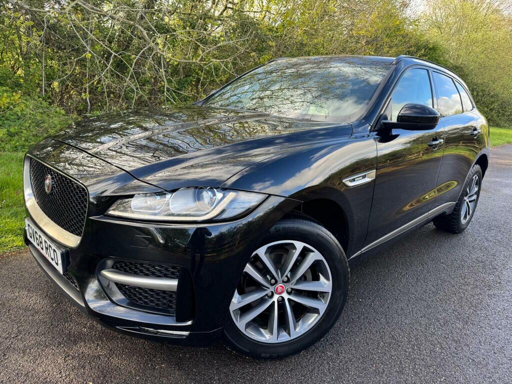 Jaguar F-Pace Suv 2.0 D180 R-sport Euro 6 Ss 20196 GV68RCO Black #2