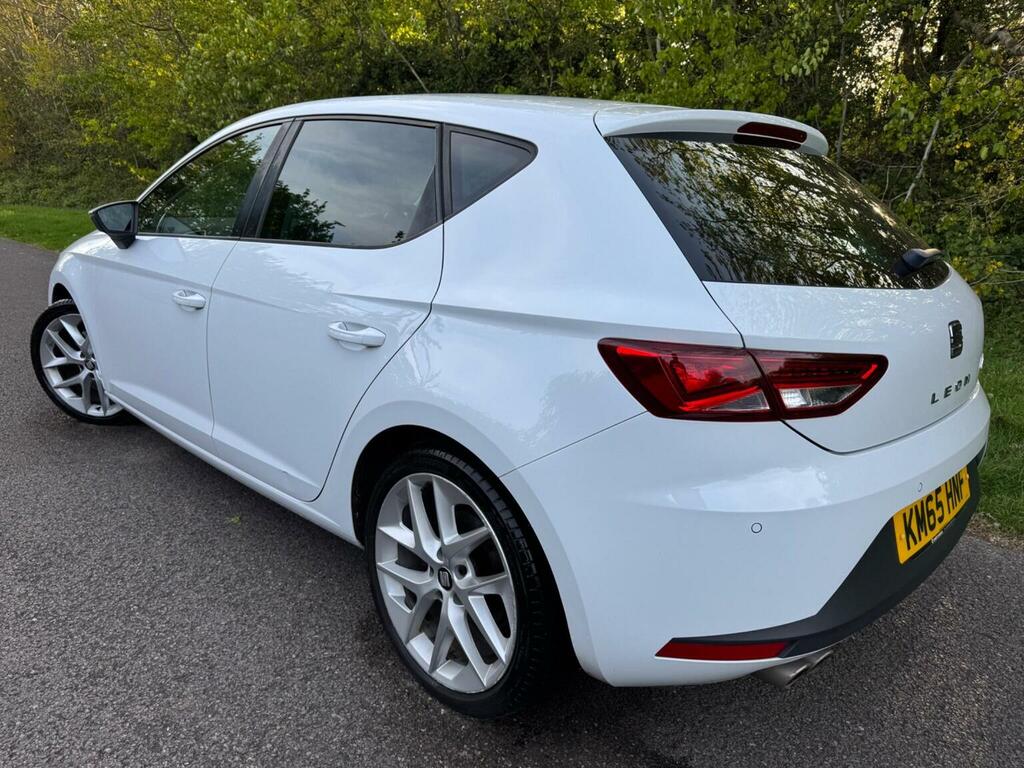 Seat Leon Hatchback 2.0 Tdi Fr Dsg Euro 6 Ss 201565 White #5