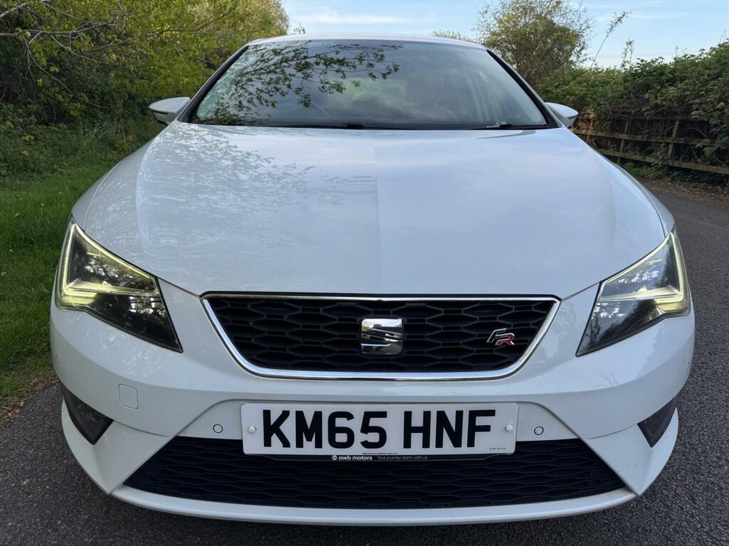Seat Leon Hatchback 2.0 Tdi Fr Dsg Euro 6 Ss 201565 White #3