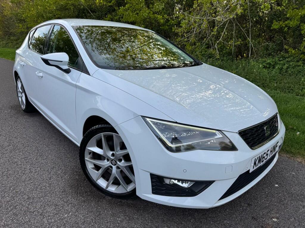 Seat Leon Hatchback 2.0 Tdi Fr Dsg Euro 6 Ss 201565 White