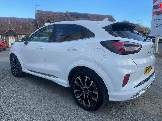 Ford Puma 1.0T 155Ps Ecoboost Hybrid Mhev St-line Vignale 7- KW72ORO White #6