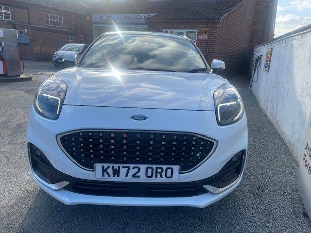 Ford Puma 1.0T 155Ps Ecoboost Hybrid Mhev St-line Vignale 7- KW72ORO White #2