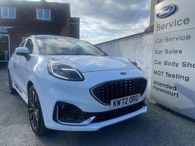 Ford Puma 1.0T 155Ps Ecoboost Hybrid Mhev St-line Vignale 7- White