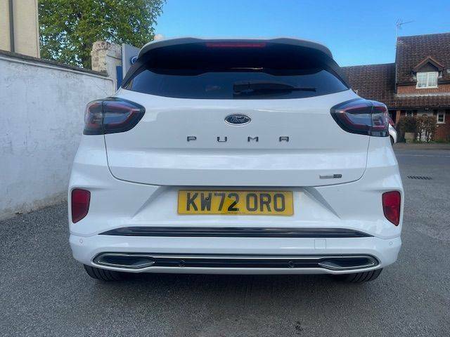 Ford Puma 1.0T 155Ps Ecoboost Hybrid Mhev St-line Vignale 7- KW72ORO White #5