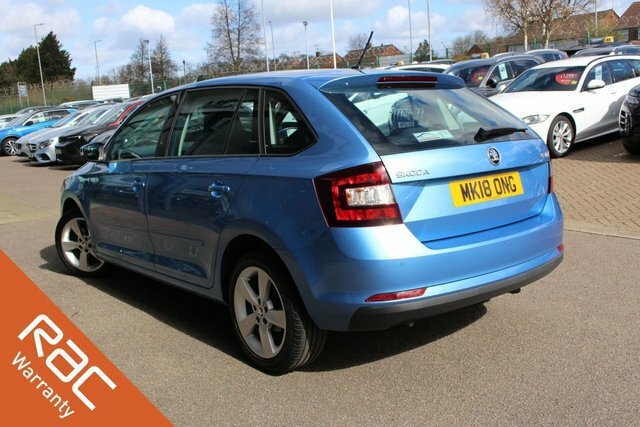 Skoda Rapid Spaceback 1.0 Tsi Se Tech Hatchback Dsg Euro 6 S MK18ONG Blue #5