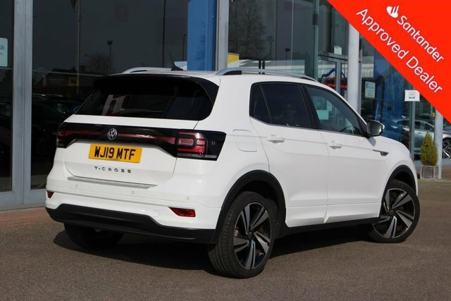 Volkswagen T-Cross 1.0 Tsi R-line Suv Euro 6 S S WJ19MTF White #3