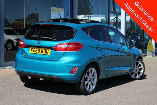 Ford Fiesta 1.0T Ecoboost Titanium Hatchback FD69WDG Blue #3
