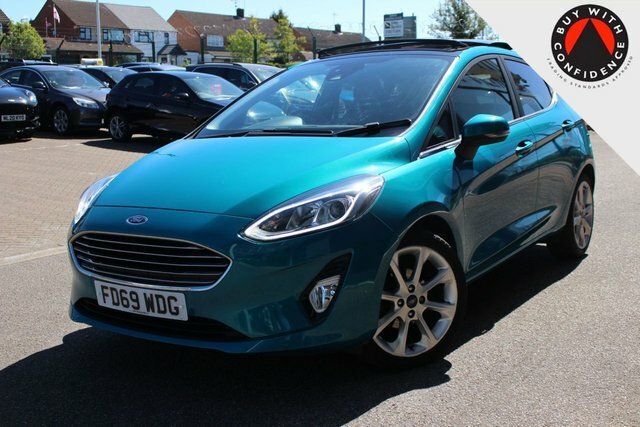 Ford Fiesta 1.0T Ecoboost Titanium Hatchback FD69WDG Blue #4