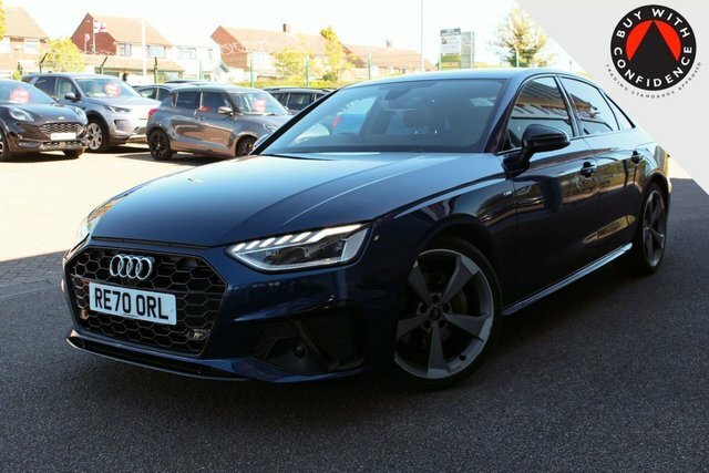 Audi A4 2.0 Tfsi 40 Black Edition Saloon S Tron RE70ORL Blue #4