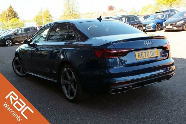 Audi A4 2.0 Tfsi 40 Black Edition Saloon S Tron RE70ORL Blue #5